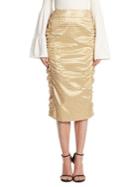 Mother Of Pearl Idella Gingham Plaid Midi Skirt