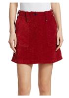 Mcq Alexander Mcqueen Chenille A-line Mini Skirt