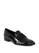 Jimmy Choo Belted Leather Loafers