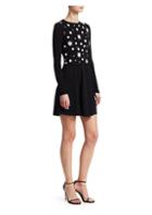 Redvalentino Scattered Star Knit Fit-&-flare Dress