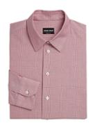 Giorgio Armani Micro-graph Cotton Dress Shirt