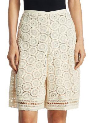 See By Chloe Open Lace Shorts