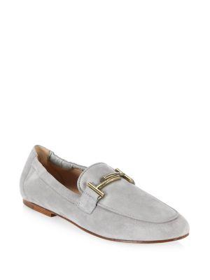 Tod's Cuoio Legg Suede Loafers