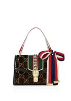 Gucci Sylvie Gg Velvet Small Shoulder Bag