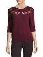 Etro Floral Paisley Wool Top