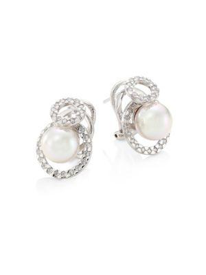 Majorica Diana 10mm Organic Pearl Earrings