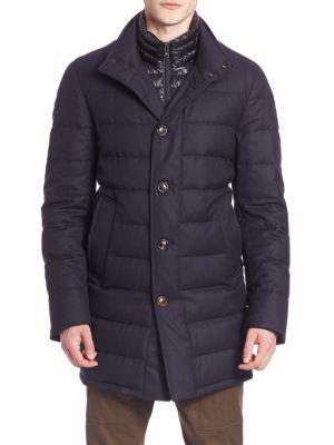 Moncler Quilted Wool Jacket