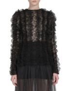 Givenchy Ruffled Lace Blouse