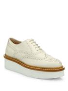 Tod's Brogue Leather Creeper Oxfords