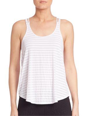 Track & Bliss Roundneck Striped Tank Top