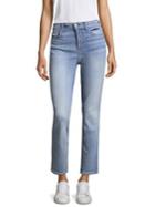 7 For All Mankind Edie Ankle Straight Jeans