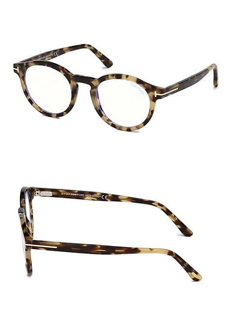 Tom Ford Eyewear Blue Block Vintage 48mm Glasses
