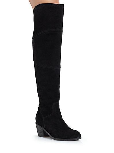 Alberto Fermani Circio Suede Over-the-knee Boots