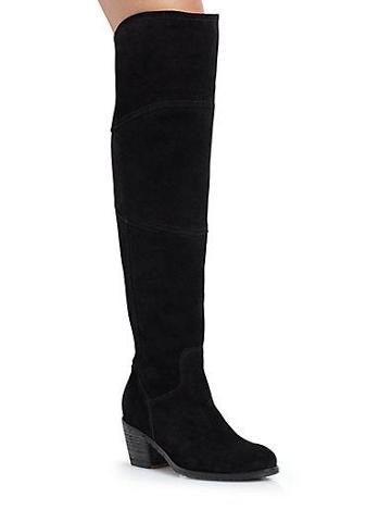 Alberto Fermani Circio Suede Over-the-knee Boots