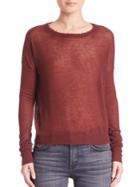 Helmut Lang Cashmere Raw-edge Sweater