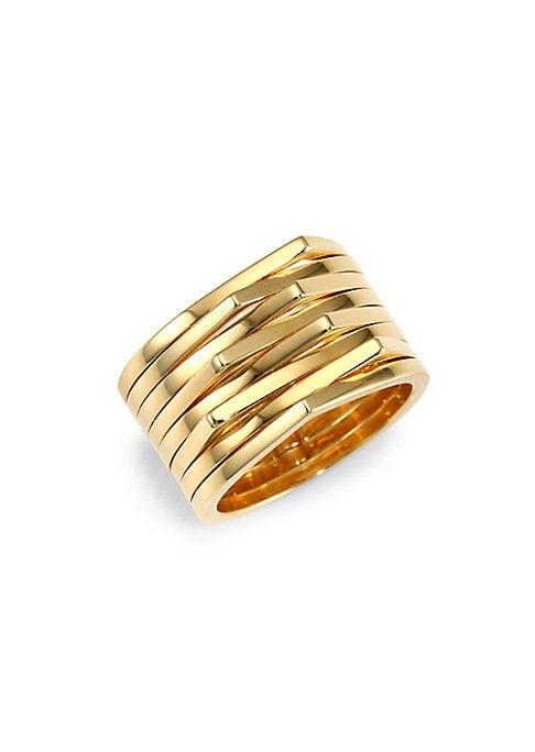 Repossi 18k Yellow Gold Stacked Ring