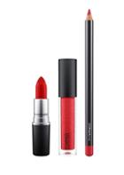 Mac Shiny Pretty Things Three-piece Goody Bag: Red Lips Set