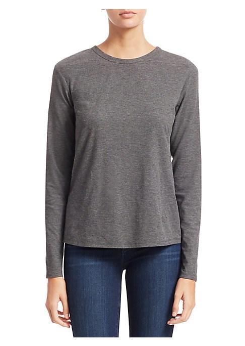 Theory Pleat Back Long-sleeve Top