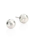 John Hardy Classic Chain Hammered Sterling Silver Stud Earrings