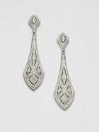 Adriana Orsini Art Deco Crystal Drop Earrings