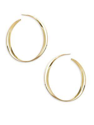 Lana Jewelry 15-year Anniversary Double Cross Hoop Earrings/1.5