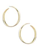 Lana Jewelry 15-year Anniversary Double Cross Hoop Earrings/1.5