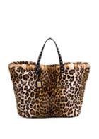 Dolce & Gabbana Faux-fur Leopard-print Tote