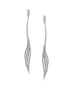 Adriana Orsini Wisp Linear Crystal Drop Earrings