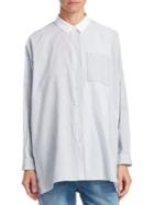 Brunello Cucinelli Striped Cotton Pocket Shirt