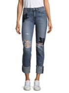 Joe's Smith Distressed Rolled-cuff Jeans