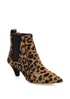 Tabitha Simmons Leopard Kitten Heel Ankle Boots