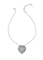 Dannijo Katina Crystal Heart Pendant Necklace