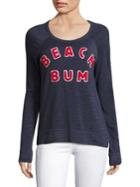 Sundry Beach Bum Printed Pullover