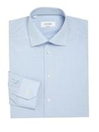 Eton Micro Checked Contemporary Fit Dress Shirt