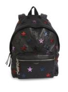Saint Laurent Mini Glitter Star Leather Backpack