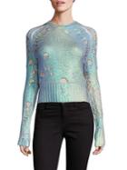 Zoe Jordan Euler Wool & Cashmere Distressed Sweater