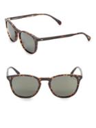 Oliver Peoples Finley 51mm Mirrored Sunglasses