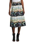 Burberry Kinsale Printed Skirt
