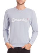 Commune De Paris Long-sleeve Dimanches Cotton Sweatshirt