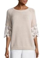 See By Chloe Knit & Lace Pullover