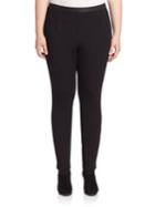 Eileen Fisher, Plus Size Solid Ankle Leggings