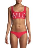 Wildfox Logo Bikini Top