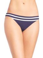 Shoshanna Striped Jersey Classic Bikini Bottom