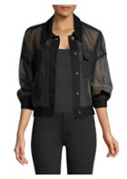 7 For All Mankind Organza Bubble Jacket