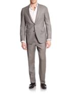 Saks Fifth Avenue Collection Samuelsohn Striped Wool Suit