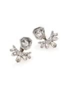 Alexis Bittar Miss Havisham Crystal Ear Jacket & Stud Earrings Set