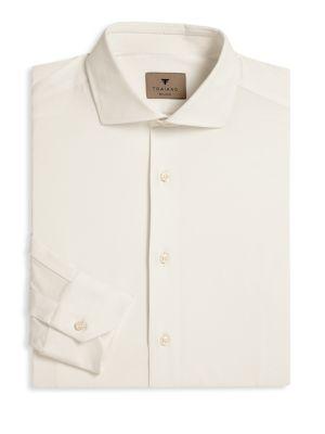 Saks Fifth Avenue X Traiano Solid Regular-fit Dress Shirt