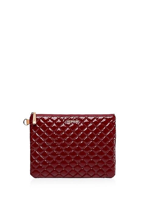 Mz Wallace Medium Metro Quilted Leather Pouch