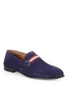Bally Wendell Convertible Suede Loafers