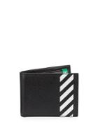 Off-white Diagonal Graphic Leather Billfold Wallet
